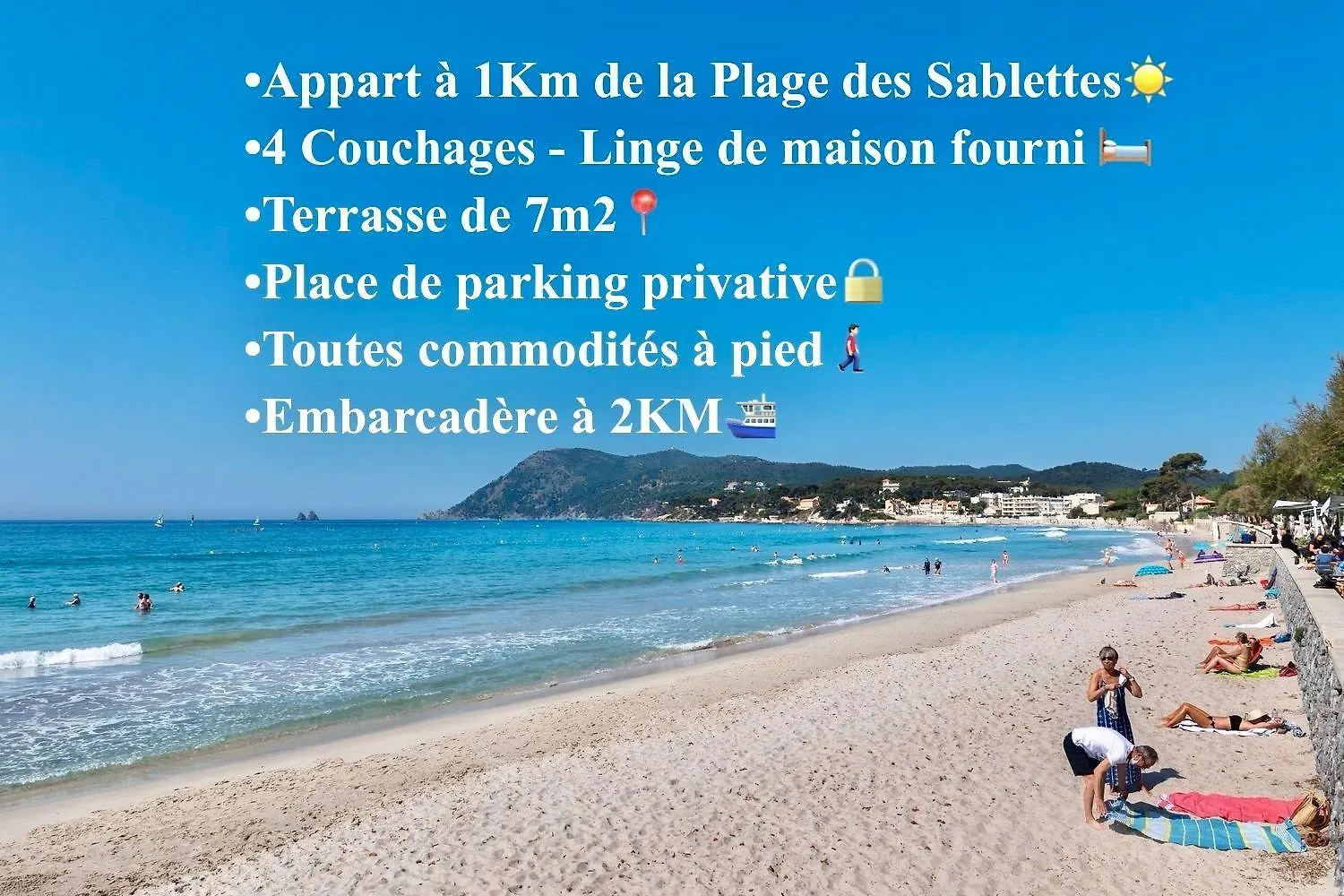 Apartment Appartement La Casa Sol - Plage De Sable Fin A 1Km La Seyne-sur-Mer